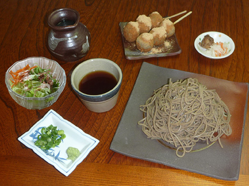 十割そば・蕎麦きな粉団子セット