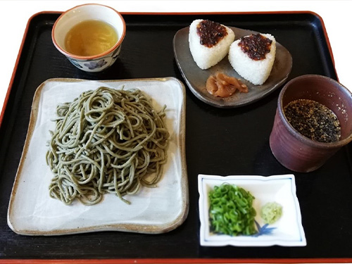 十割かけそば・麦とろご飯セット